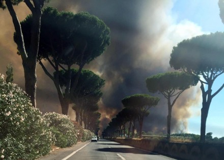 L'estate dei piromani: Castel Fusano in fiamme